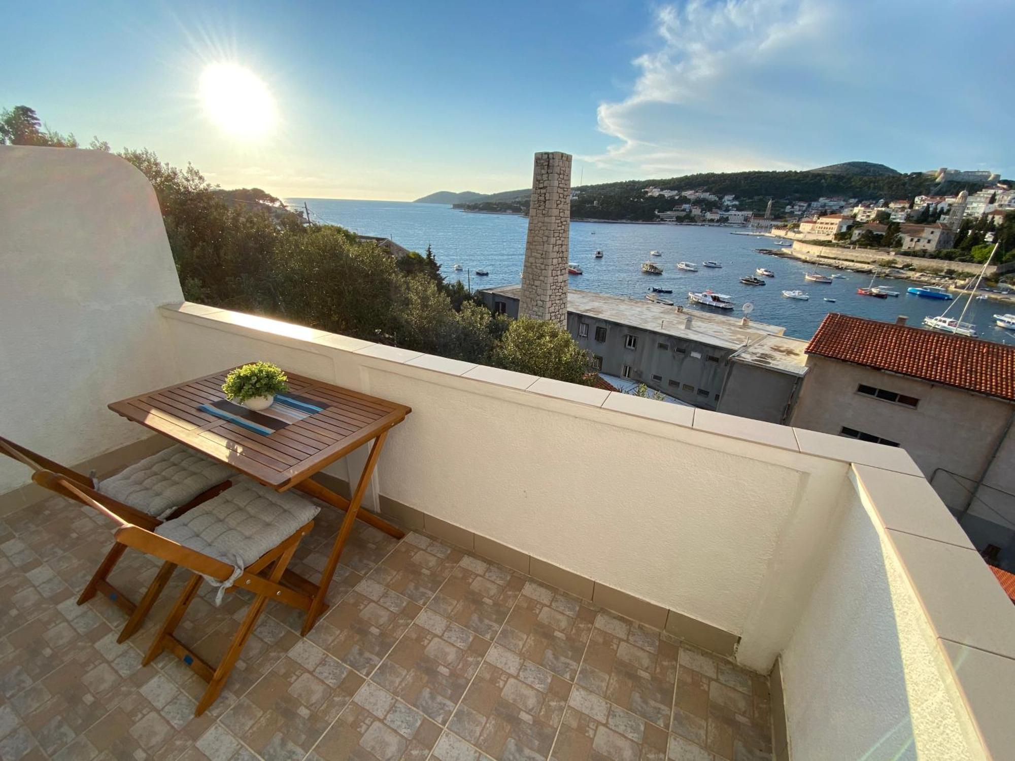 Апартаменти Sunset House With Seaview Хвар Екстер'єр фото